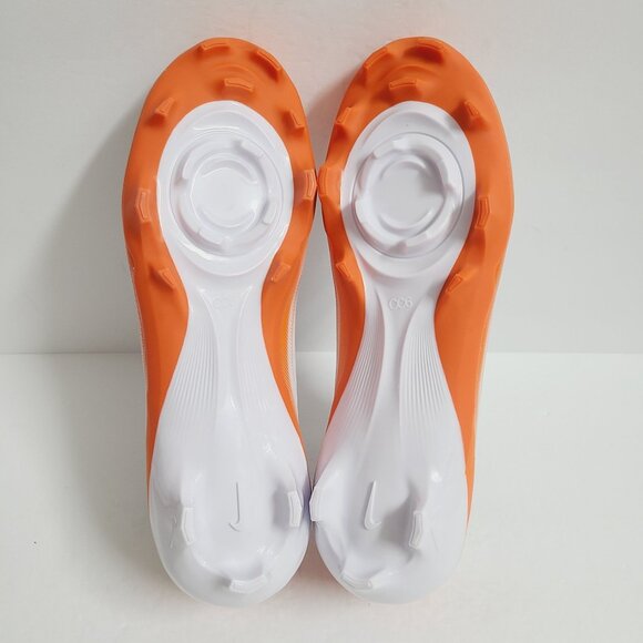 NEW Nike Vapor Speed 3 TB Football Cleats HM8849-104 Size 8.5 White Orange #1 main image 6